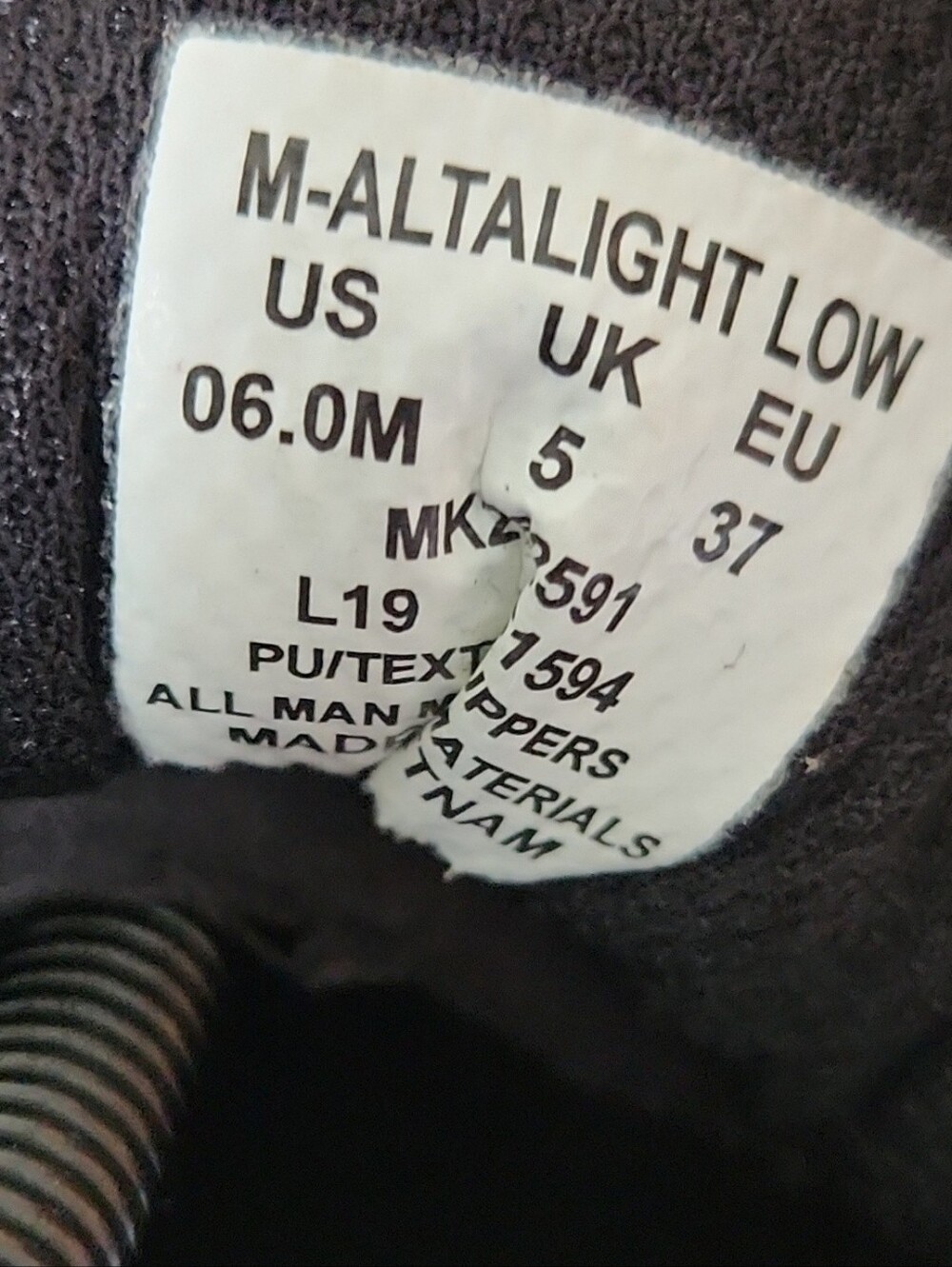Merrell Altalight Low hiking Mens shoes Size 6M - Picture 6 of 6